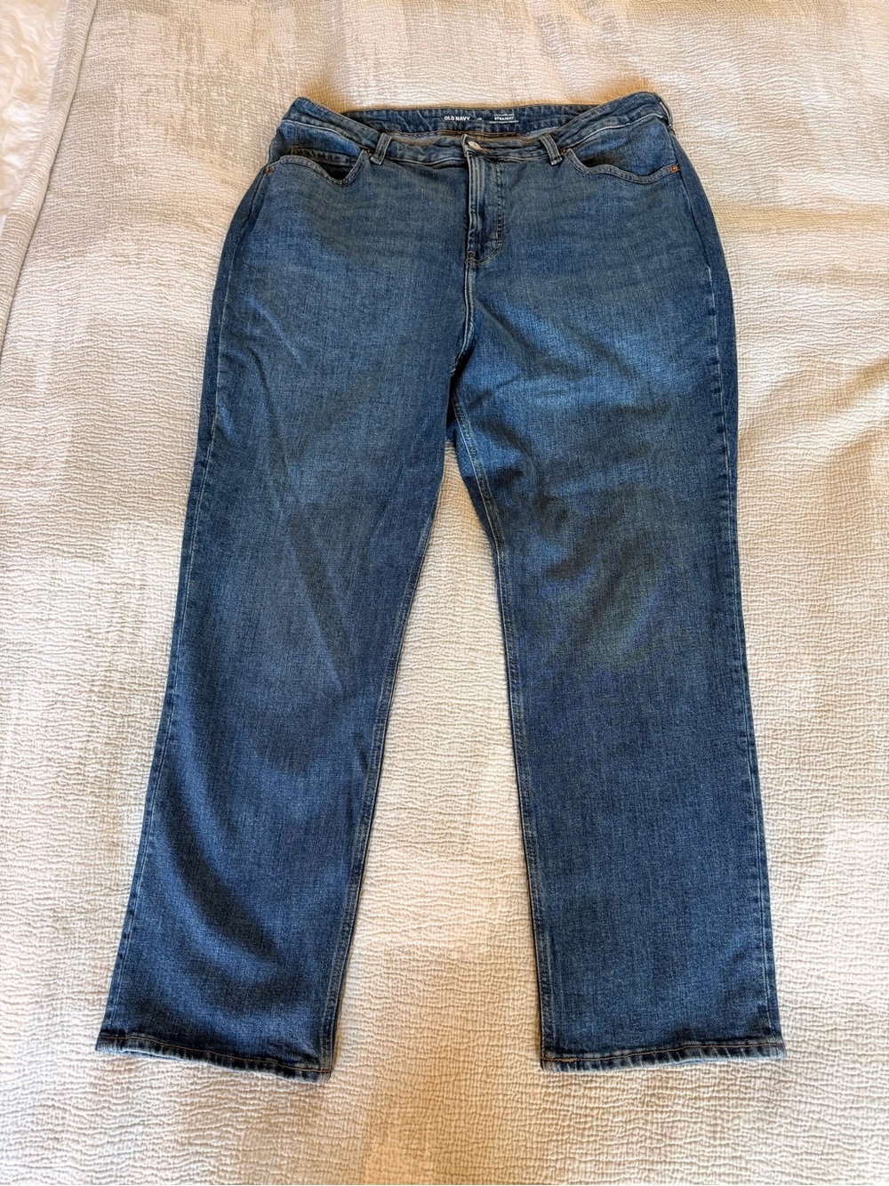 Old Navy Extra High Rise Womens Straight Leg Jeans